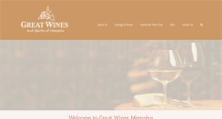 Desktop Screenshot of greatwinesmemphis.com